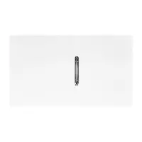 Папка на 2 кольцах А4, Calligrata, 18 мм, 500 мкм, белая