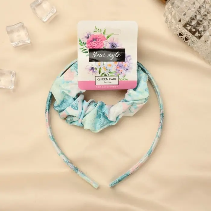 Набор для волос Набор для волос "Эмилия" (резинка, ободок 1,5 см) бабочки