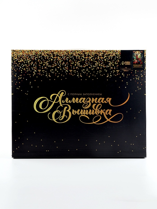 Алмазная мозаика с полным заполнением на холсте с подрамником «Витраж с оленем», 40 х 50 см Алмазная мозаика с полным заполнением на холсте с подрамником «Витраж с оленем», 40 х 50 см