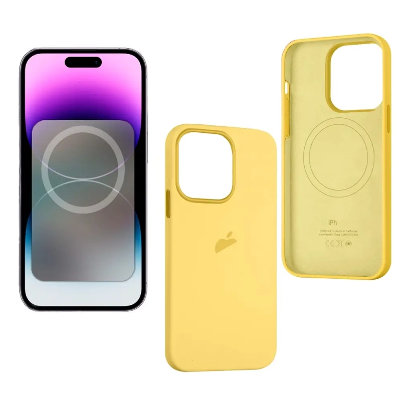 Чехол iPh 14 Pro Silicon Case 100% ORG Sun Glow Чехол iPh 14 Pro Silicon Case 100% ORG Sun Glow