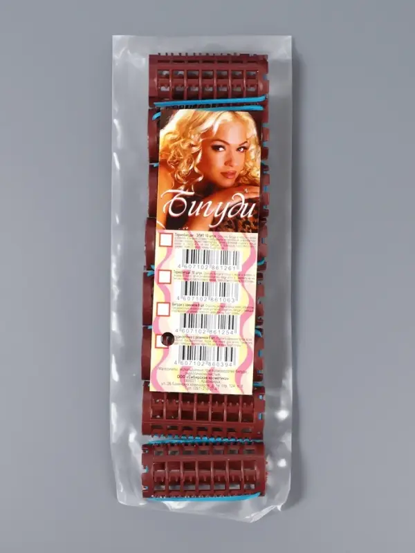 Бигуди на резинке, d=2.7 см, 8 шт., МИКС