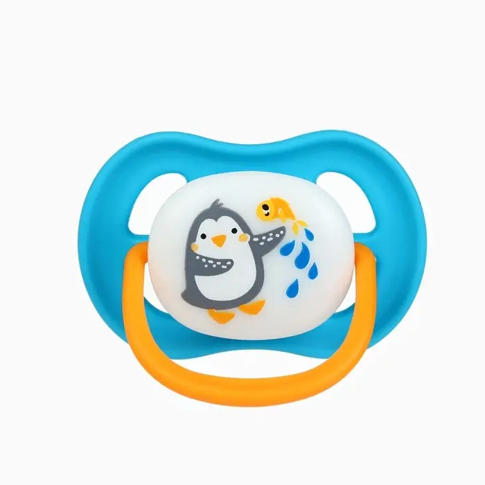 Соска - пустышка анатомическая &laquo;Для мальчика&raquo; +6 мес., 2 шт. + контейнер