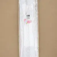 Кружево капроновое, 15 мм, 10&plusmn;1 м, белое