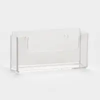 Подставка под визитки настенная 9.5&times;2&times;4.5 см, оргстекло 2 мм