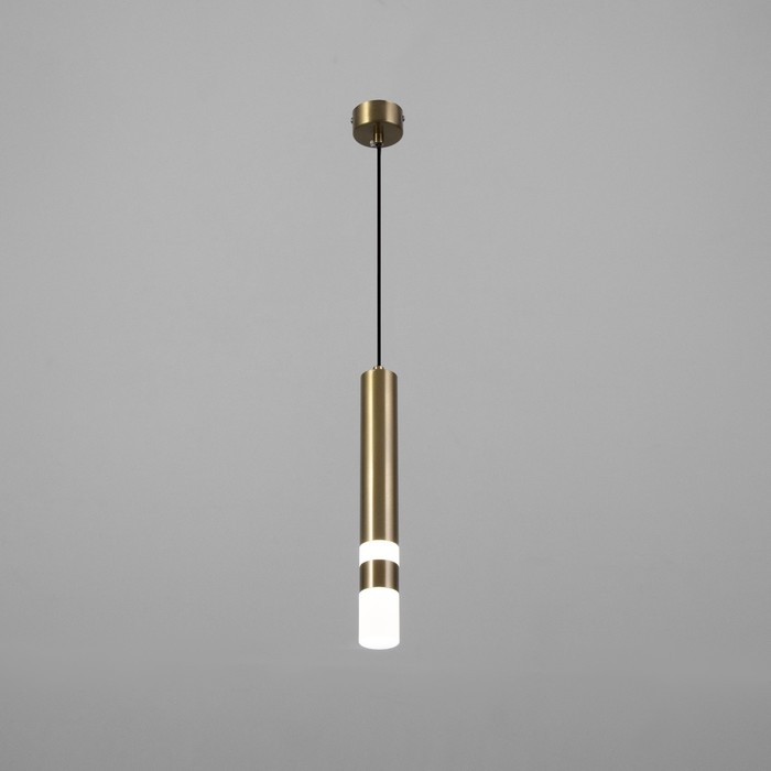 Светильник BayerLux Подвес Светильник BayerLux Подвес "Гелла" LED 6Вт 4000К латунь 4х4х30-230см