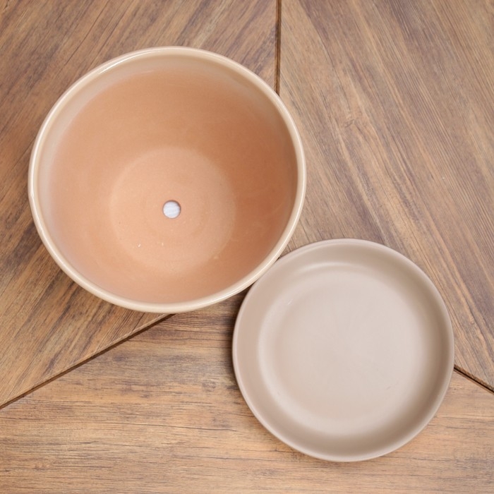 Горшок цветочный кофейный, 5 л Горшок цветочный кофейный, 5 л