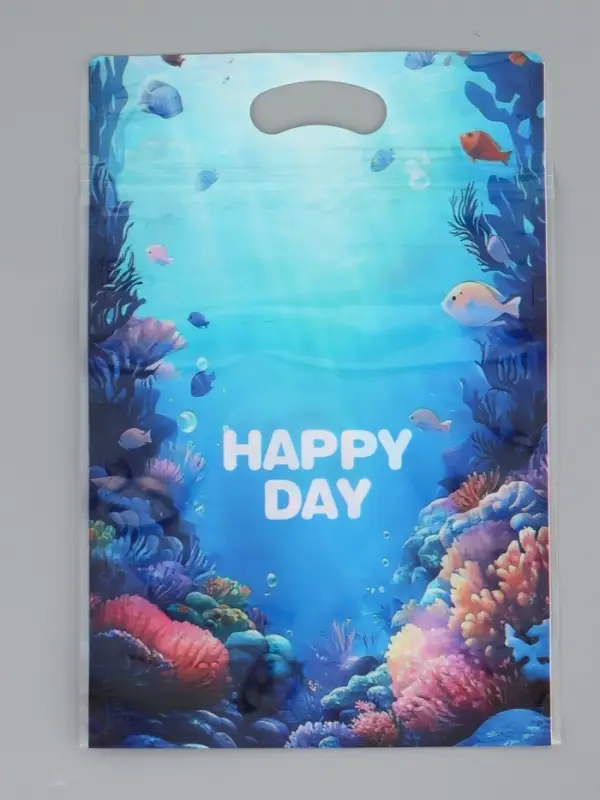 Пакет подарочный, с zip-lock застежкой, Пакет подарочный, с zip-lock застежкой, "Русалочка", 15х23 ± 1см МИКС