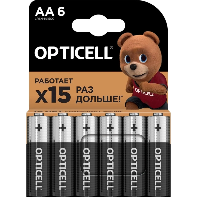Батарейка OPTICELL Basic AA 6шт/уп