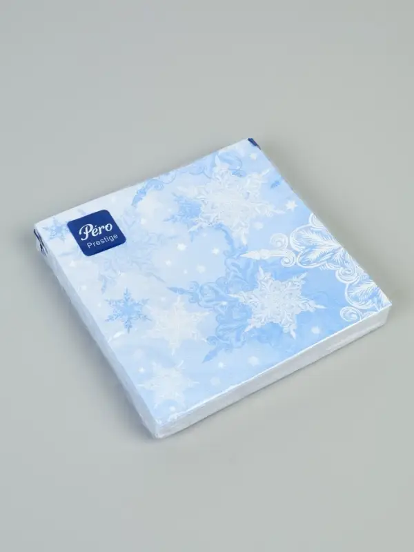 Салфетки бумажные трёхслойные «Снежный вальс» 33х33, 20 шт