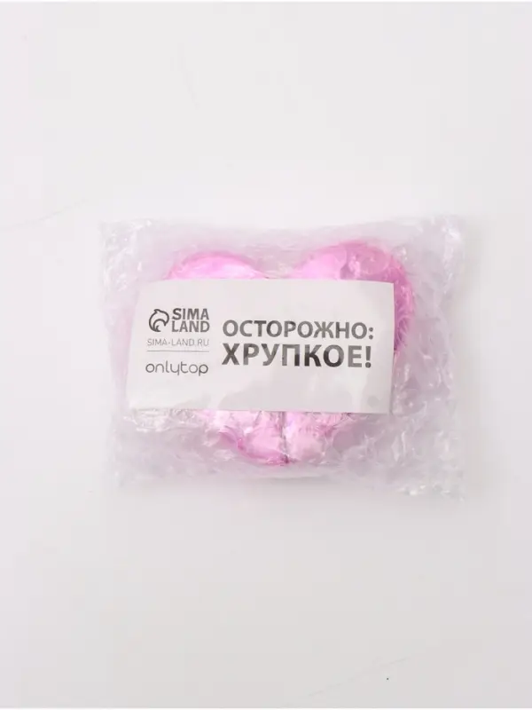 Флакон для парфюма &laquo;Сердце&raquo;, стеклянный, с распылителем, 25 мл, розовый