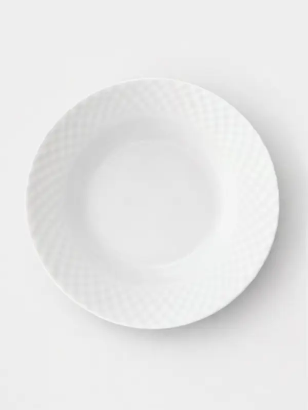 Тарелка обеденная &laquo;Сальвадор&raquo;, d=24.1 см, стеклокерамика, белая