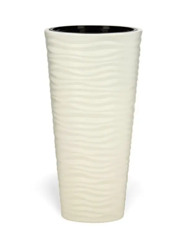 Кашпо для цветов со вставкой &laquo;Оазис&raquo;, 25 л (5 л), пластик, белое