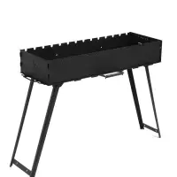 Мангал с ножками FIREGRILL, 94.7&times;37.5&times;72.3 см, 2 мм, длина жаровни 85 см