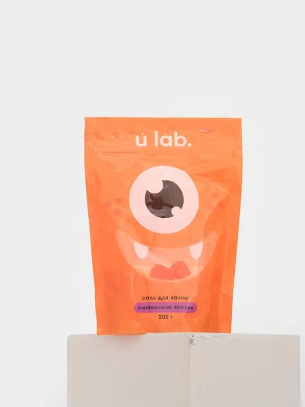 Соль для ванны «Монстрики», 200 г, аромат карамельный попкорн, ULAB Соль для ванны «Монстрики», 200 г, аромат карамельный попкорн, ULAB