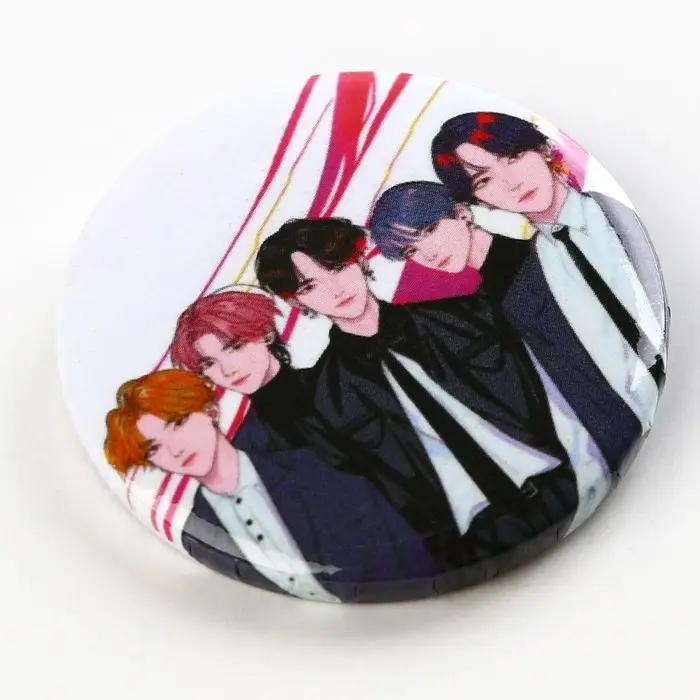 Значок закатной аниме «Парни», K-pop, d=38мм Значок закатной аниме «Парни», K-pop, d=38мм