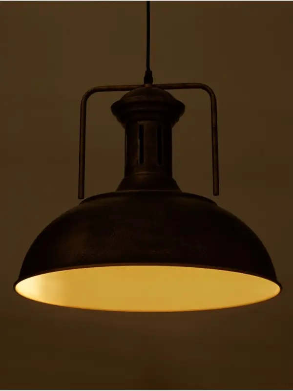 Светильник подвесной BayerLux William, 1&times;40 Вт, Е27, золотисто-чёрный, 40&times;40&times;35-100 см