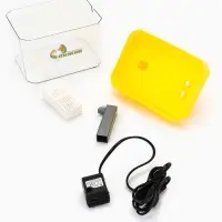 Фонтан для кошек и собак 1,5 л, 16,5 х 11,5 х 12 см, евророзетка, жёлтый Фонтан для кошек и собак 1,5 л, 16,5 х 11,5 х 12 см, евророзетка, жёлтый