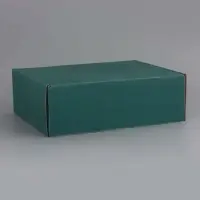 Коробка складная &laquo;Изумрудная&raquo;, для подарков, хранения и отправки посылок, 27&times;21&times;9 см