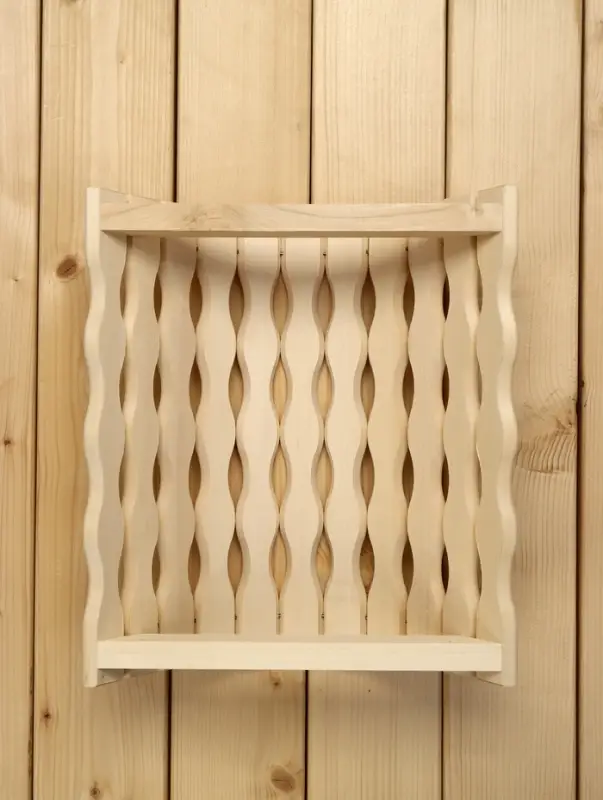 Абажур для бани и сауны &laquo;Косичка&raquo;, липа, 31&times;27&times;10.5 см, настенный, угловой, &laquo;Добропаровъ&raquo;