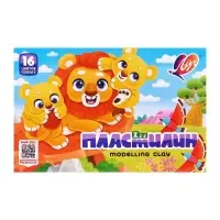 Пластилин &laquo;Луч. ZOO&raquo;, 16 цветов, 240 г