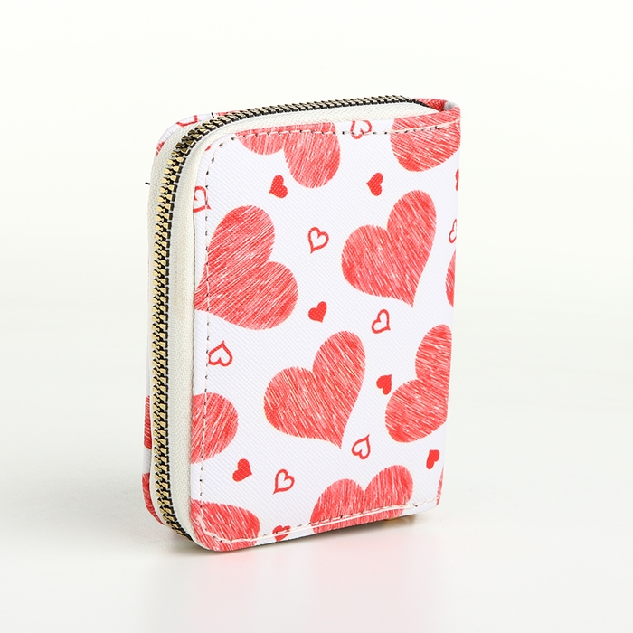 Кошелёк на молнии, цвет белый Кошелёк на молнии, цвет белый