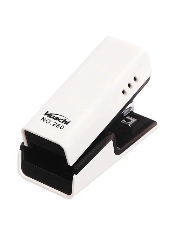 Степлер №24/6 корпус белый стиль, до 20 листов, МИНИ