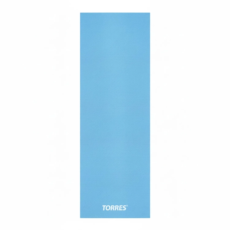 Коврик для йоги TORRES Basis 3, YL10023, PVC 3 мм, нескольз, голубой