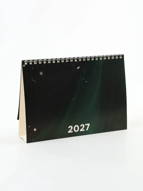 Календарь 2027 настольный, домик &laquo;С Новым годом&raquo;, 14&times;20 см