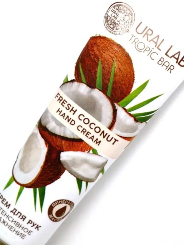 Крем для рук, интенсивное увлажнение, аромат кокоса, 30 мл, URAL LAB
