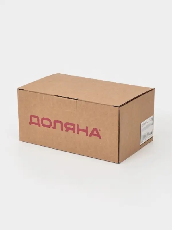 Маслёнка Доляна, 20&times;13&times;9 см, фарфор, белая