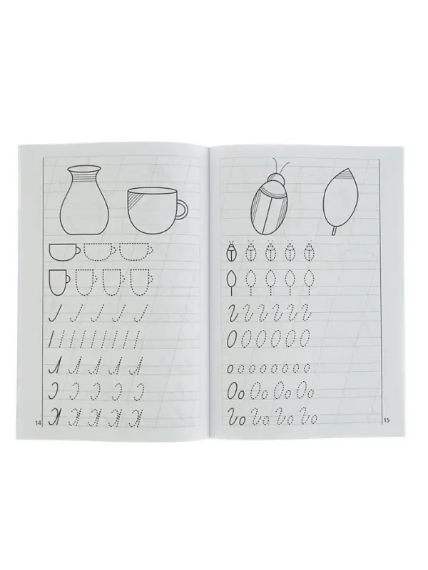 Рабочая тетрадь для детей 5-6 лет &laquo;Мои первые прописи&raquo;, Бортникова Е.