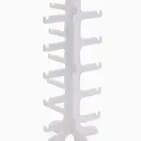 Подставка под очки, 5 мест, 15.5&times;14&times;31 см, белая