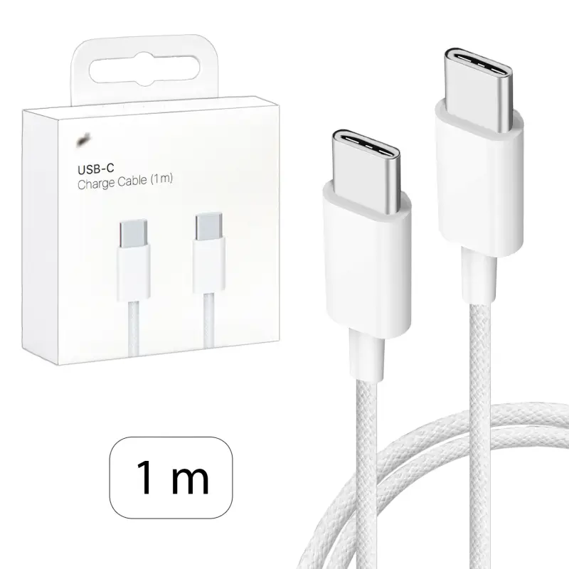 Кабель Type-C на Type-C iPh 15 / iPad 60W (500 шт/кор)