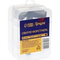 Сверло Форстнера ТУНДРА, твердосплавные пластины, цилиндрический хвостовик, 60 мм