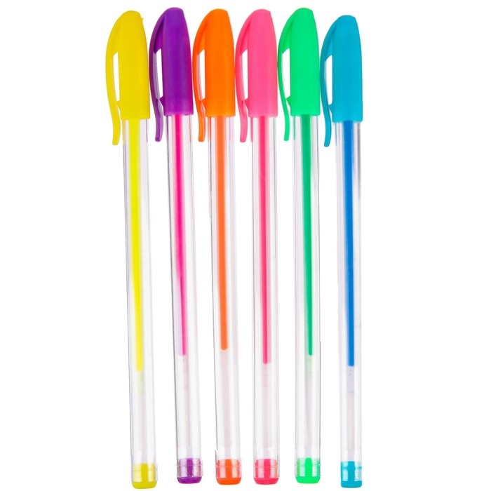 Ручка шариковая, 6 цветов, Холодное сердце