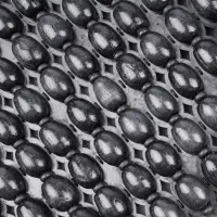 Накидка массажная AVS M2410BP-BL (большая с поддержкой) шарики (Черный), 1 шт.