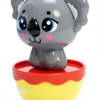 Игрушка детская, неваляшка &laquo;Коала&raquo;, серый