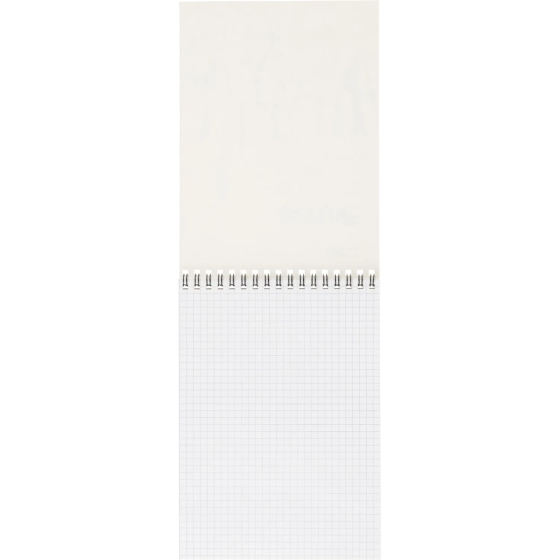 Блокнот А5 60л Attache Nature Beige flowers клет,65г,100%,греб,карт,ВД-лак