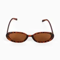 Очки солнцезащитные женские &laquo;OneSun. Леопардовый принт&raquo;, uv 380, дужка 13.6 см, ширина 14.3 см, линза 5.3&times;3 см