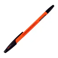 Ручка шариковая ErichKrause R=301 Orange Stick, узел 0.7 мм, чёрная