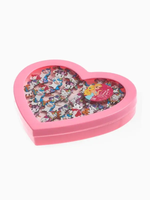 Кольцо &laquo;Выбражулька. Единороги&raquo;, форма МИКС, разноцветное, безразмерное