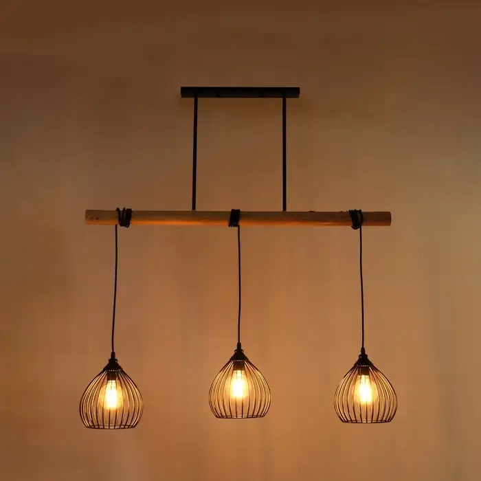 Люстра &laquo;Арландо&raquo; 3хЕ27 40 Вт черный 60&times;20&times;20-200 см