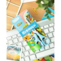 Ножницы детские 11,5 см Шустрики, пластиковые ручки