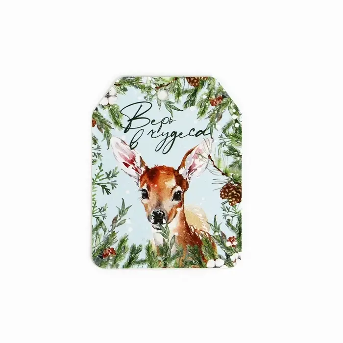 Шильдик на подарок «Верь в чудеса», набор 6 штук, 16×24 см Шильдик на подарок «Верь в чудеса», набор 6 штук, 16×24 см