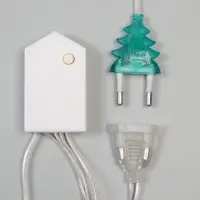 Гирлянда &laquo;Бахрома&raquo; 2.4&times;0.9 м с насадками &laquo;Колокольчики&raquo;, IP20, прозрачная нить, 138 LED, свечение белое, 8 режимов, 220 В