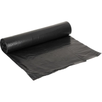 Мешки для мусора ПВД 160л 40мкм 10шт/рул черные 90х120см Luscan