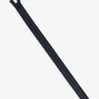 Молния &laquo;Трактор&raquo;, №5, разъёмная, замок автомат, 60 см, чёрная, синяя