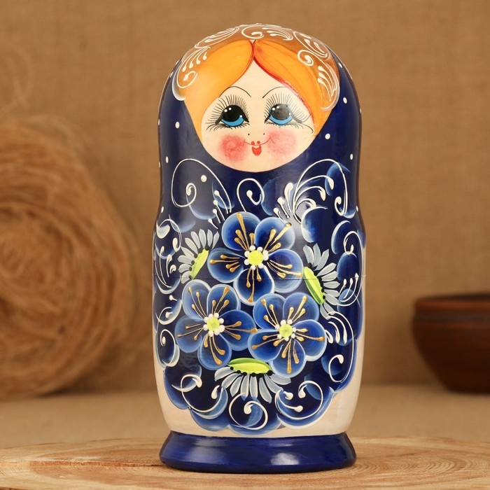 Матрёшка 7-ми кукольная  Матрёшка 7-ми кукольная "Зина"  , 23-25см, ручная роспись.