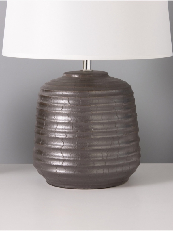 Настольная лампа Настольная лампа "Жосефина" 1х15Вт Е14 серебро 25х25х36см