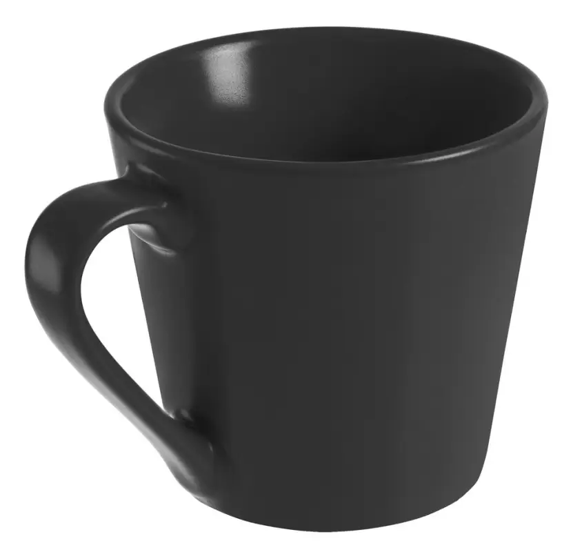 Кружка Modern Bell, матовая, черная Кружка Modern Bell, матовая, черная